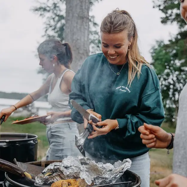 BBQ nordic woods glamping